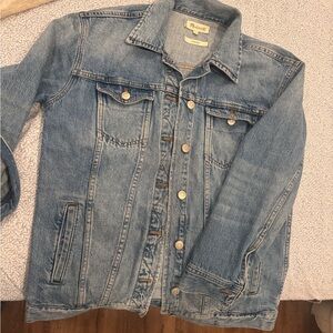 Madewell Light Blue Denim oversized Jacket